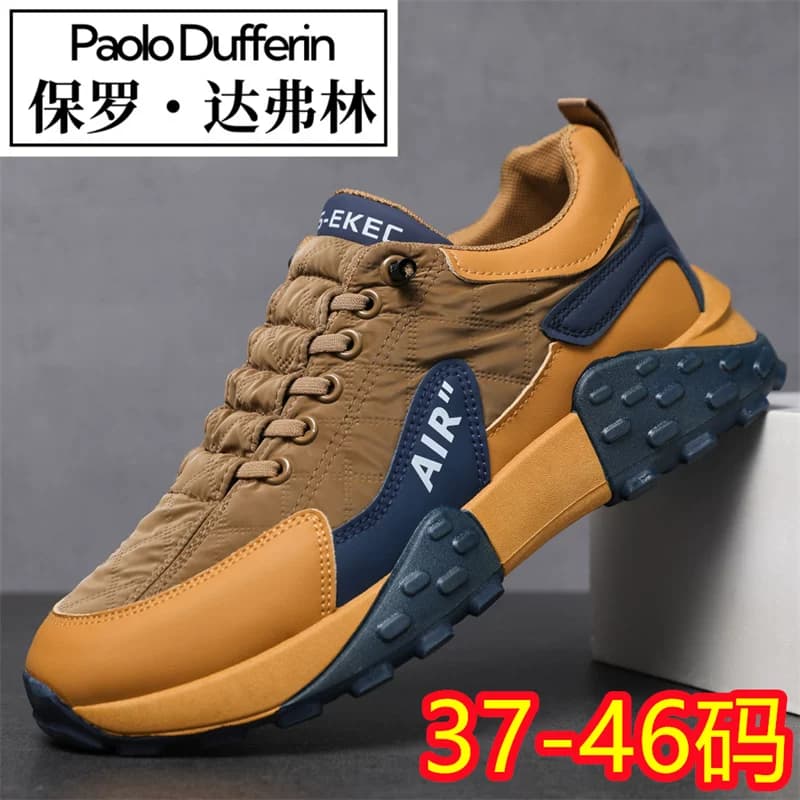 Paul Davlin 2025 Spring New Sports Non-Slip Casual Shoes Breathable Men's Travel Running Shoes Dad Shoes